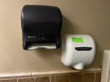 XLERATOR Hot Air Dryer w/ Towel dispenser