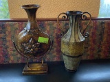 Metal Vases Italian Decor