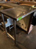 End of Bar Server Drink Pickup Station w/Drain B