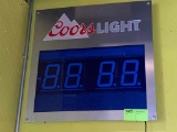 Coors Light Bar Sign Digital