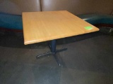 Nice Complete w/Base Sturdy Wood Top Table 36