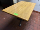 Restaurant Table Sturdy Wood Top 48