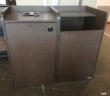 Tray & Trash Cabinet  49 x 24 x 41