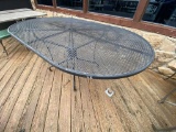 One Metal Outdoor Table