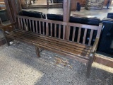 Outdoor Long Wood Bench