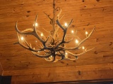 Elk Antler Chandelier, Significant Piece of Art