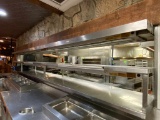 Stainless Steel Shelves w/ Heat Lamps installed