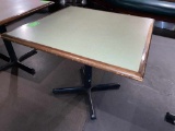 Nice Complete w/Base Sturdy Wood Top Table 36