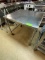 Stainless Steel Work Table w/Casters.