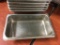 21 Stainless Steel Pans  6.25x10.25 2.5” deep