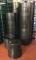 CARLISLE Black Round Salad Bar Containers A