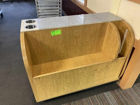 Dishware Mobile Cart