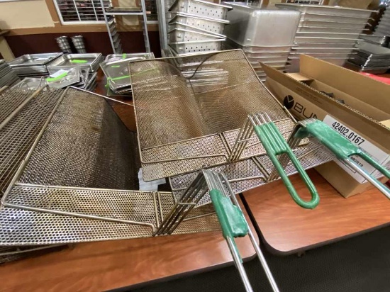 Deep Fryer Baskets 17.5 x 18.5 4” deep
