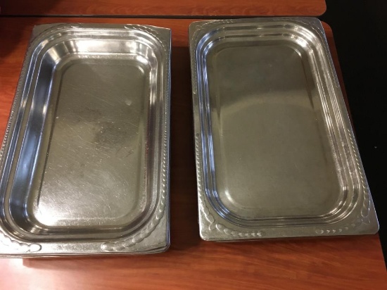 13 Extra heavy Fancy Trays 21.5 x 13 Five 2.5” dee