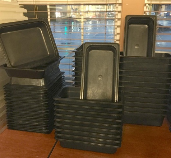 CARLISLE High Heat Containers in Black A