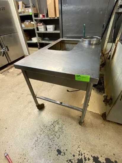 Stainless Steel Work Table Fry Holding