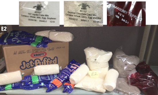 Misc Food Supplies in Bags & Containers E2