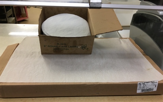 Baking Liners 9" Round & Pan
