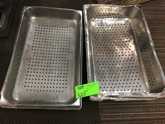 Steamer Pans 2 @ 4" and 6 @ 2.5"