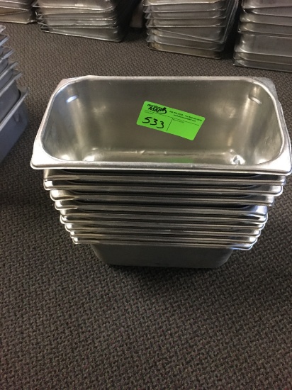 10 Stainless Steel  12.5x7 6”deep