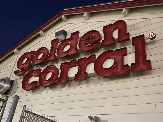 Golden Corral Neon Sign