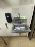 Stainless Steel Hand Sink W/Soap Dispenser