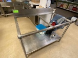 Stainless Steel Work Station Missing Plexi Tops