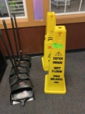 Dust Pans * Wet Floor Caution Signs
