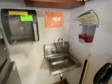 Stainless Steel Hand Sink W/Towel & Soap Dispenser
