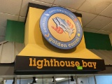 lighthouse bay Sign