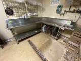 Left Side Dishwasher Line, Stainless Table Section