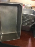 Stainless Steel Pans Stack of 10 21x12.5 @6”