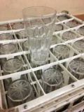 Clear ICE TEA Glasses 177 Total W/Dishwasher Racks