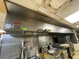 Large Commercial Stainless Steel Exhaust Hood