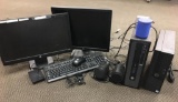 PC Computers, Monitors, Speakers, Keyboard