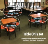 3 Tables Sm - Med - Large