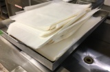 Parchment Paper in SS Tray w/handles 17x26