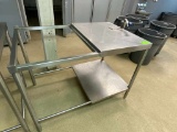 Stainless Steel Work Table w/Can Opener