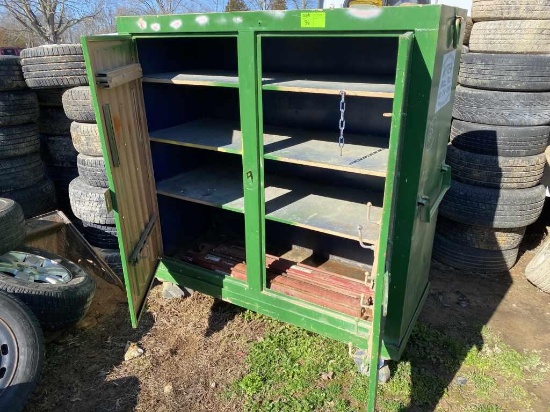 Large Heavy Duty Job Box on Casters