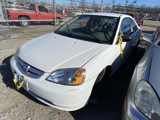 2002  HONDA  CIVIC   Tow# 101662