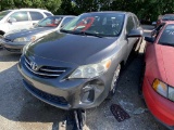 2013  TOYOTA  COROLLA   Tow# 105321