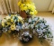 4 Basket Flower Arrangements