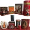 Collectors Tins - Tea Filled Tins. National Biscuit Co. Lipton Tea, Chinese Tea, Stationery & more