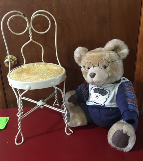 Collectable Bear w/ Chair