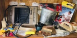 Power Painter Kit, Propane Heater, Sanding Drywall Tools, Paint supplies