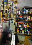 Automotive Supplies EVERYTHING on Wall - Shelfs & Floor