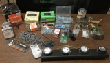 Boxes Bags & Tins loaded with Screws. LED Light Bar, Nuts,