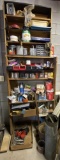 Nuts, Bolts, Screws, Cleaners, Everything on Bookshelf