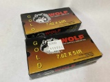Wolf Gold 7.62 X 54R 40rds Rifle Ammo