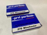 prvi partizan 270 Winchester Rifle Ammo 40rds